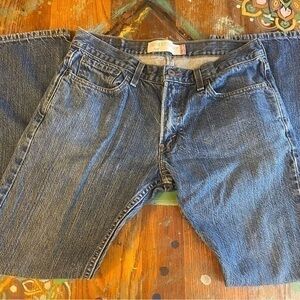 Levis 517 BootCut Jeans For Mens Blue Pre Owned 100% Cotton